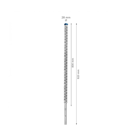 Broca SDS Max 28 x 920 x 800mm com Ponta Maciça MAX-8X CARBIDE 2608900250 EXPERT BOSCH-a0218b73-3e39-4b88-a6e8-4009965577af