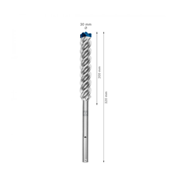 Broca SDS Max 30 x 320 x 200mm com Ponta Maciça MAX-8X CARBIDE 2608900252 EXPERT BOSCH-0e4fd796-3dfd-427d-ba9d-84439e8609d5