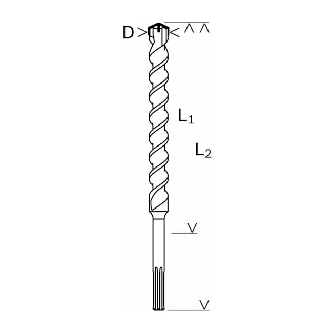 Broca SDS Max-4X para Concreto 16.00mm 540x400mm 2608685861 BOSCH-a89736fe-6d9d-451e-a5af-64732729e6fa