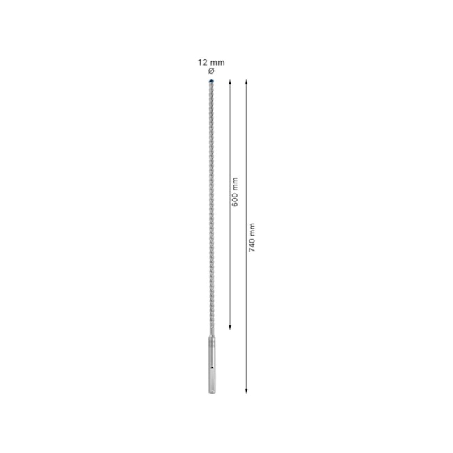 Broca SDS Max-8X para Concreto 12,00mm X 600mm X 740mm 2608900203 BOSCH-6ec60374-d63a-4039-8c03-d434ff99d16e