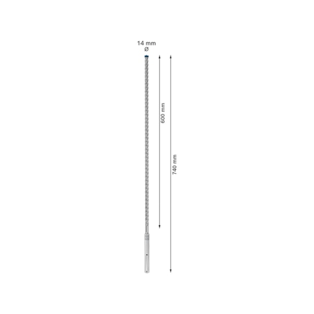 Broca SDS Max-8X para Concreto 14,00mm X 600mm X 740mm 2608900209 BOSCH-950c1428-c710-439e-8063-84d39bcc7c9e