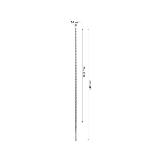 Broca SDS Max-8X para Concreto 14,00mm X 800mm X 940mm 2608900210 BOSCH-3e2deabb-4ea4-4a3b-925e-1e63a94637bb