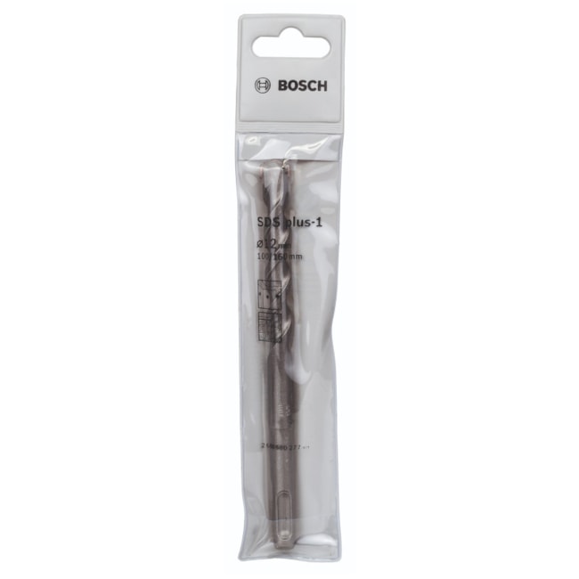 Broca SDS PLUS 1 para Concreto 12.00mm 100x160mm 2608680277 BOSCH-36b1b714-303a-4505-a839-bf07fffb581b