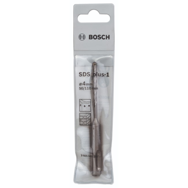 Broca SDS PLUS 1 para Concreto 4.00mm 50x110mm 2608680257 BOSCH-e2310e81-f1f7-45f4-88d3-1034b2d2c7b0