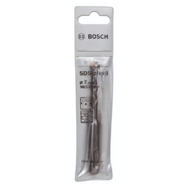 Broca SDS PLUS 1 para Concreto 7.00mm 50x110mm 2608680267 BOSCH-0dea027c-dedd-40fd-b5a7-4b1a4067c49c