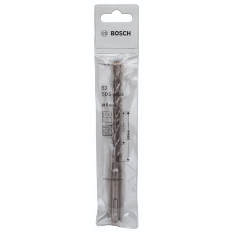 Broca SDS PLUS 1 para Concreto 8.00mm 100x160mm 2608680270 BOSCH-f7e13e47-4763-45e0-94f4-40dc7d3921f4