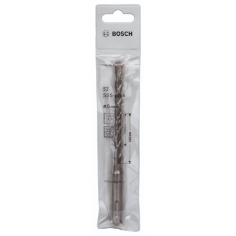 Broca SDS PLUS 1 para Concreto 8.00mm 100x160mm 2608680270 BOSCH-fde2d130-ce39-4ff7-8b65-9eabc6a39c6d