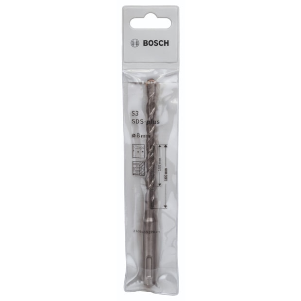 Broca SDS PLUS 1 para Concreto 8.00mm 100x160mm 2608680270 BOSCH-f0365637-e612-4d4b-a6ce-f0485bdc4f97