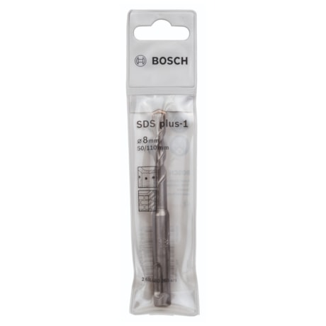 Broca SDS PLUS 1 para Concreto 8.00mm 50x110mm 608680269 BOSCH-79edc572-338e-4dfe-9822-c017e6645766