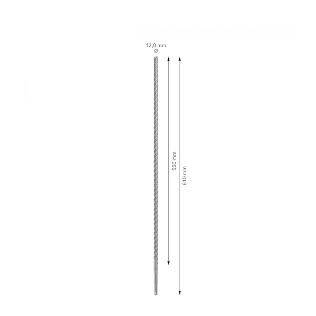 Broca SDS Plus 12 x 610 x 550mm PLUS-5X 2608836620 BOSCH-a76bd66a-7659-4d54-8d81-82533c366fc8