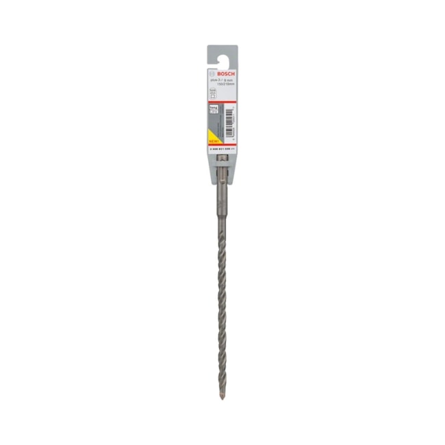 Broca SDS PLUS-3 para Concreto 8,00mm X 210mm X 150mm 2608831020 BOSCH-b38c95c1-31bf-43de-affa-940844b91ffe
