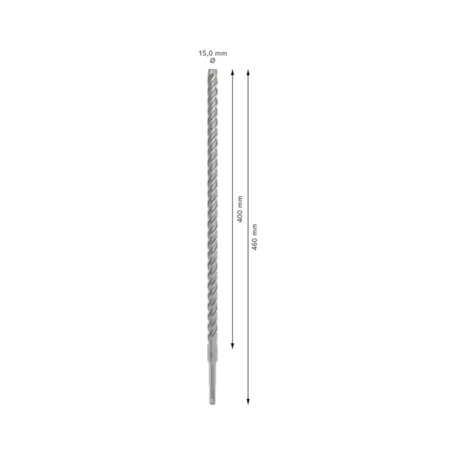 Broca SDS PLUS-5X para Concreto 15,00mm X 400mm X 460mm 2608833824 BOSCH-f680b927-e2d0-4556-ae7c-941d0e3ae5e0