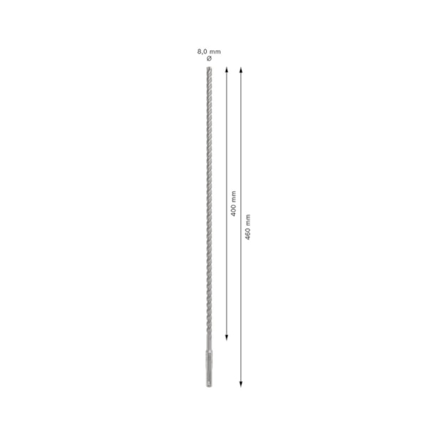 Broca SDS PLUS-5X para Concreto 8,00mm X 460mm X 400mm 2608833794 BOSCH-f2b0c216-e188-4e4d-a7b5-0be503998519