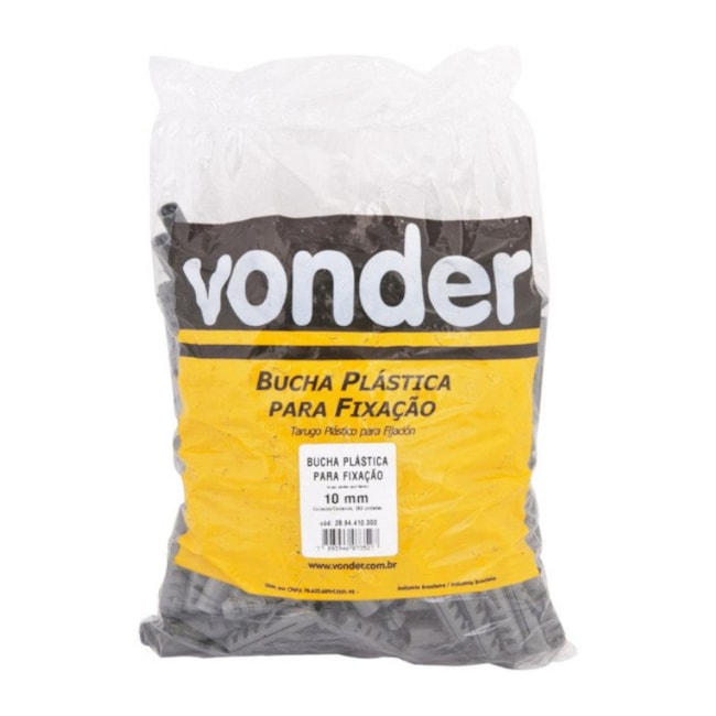 Bucha Plástica 10mm 250 Peças F-10 2894410000 VONDER-0392388b-dfb3-40a0-bbc4-b97da129ff26