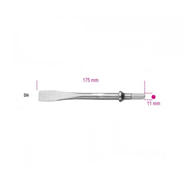 Buril para Martelete Pneumático 1940SN 019400020 BETA-826fe959-c37f-4ac6-b36b-befc086ecdfb