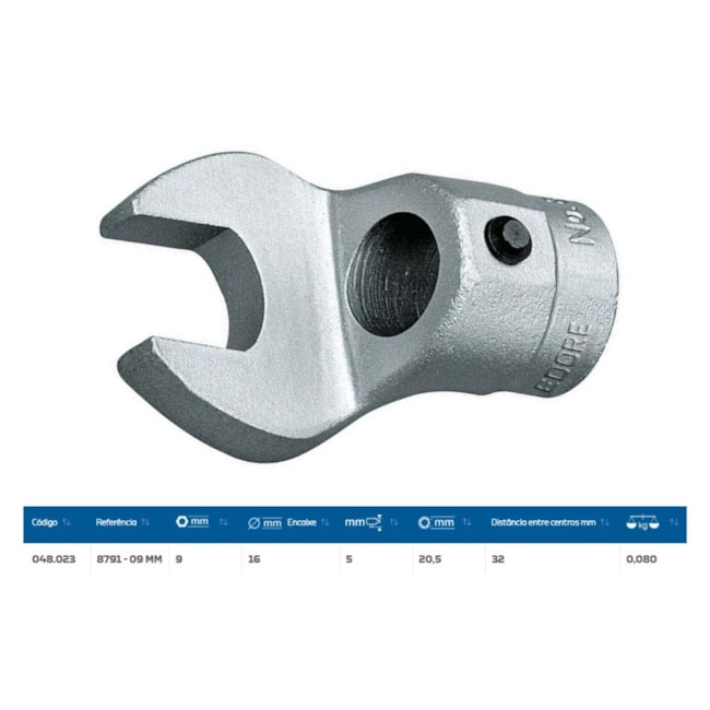 Cabeça Intercambiável 16mm Chave Fixa 9mm para Torquímetro de Estalo 8791-9 GEDORE-eb010e3d-588e-43c6-8b74-1910abc44cc7