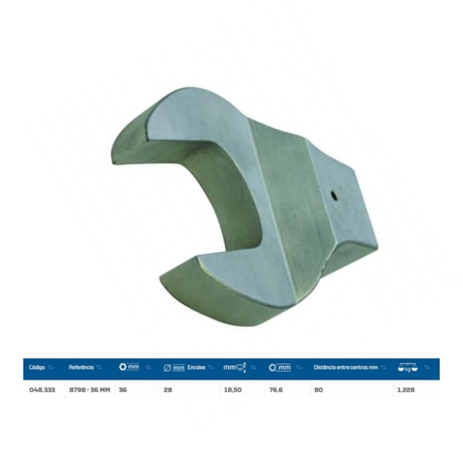 Cabeça Intercambiável 28mm Chave Fixa 36mm 8798-36 GEDORE-f373c4ab-38ac-4586-b279-5827a061b929