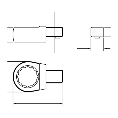 Cabeça Intercambiável Chave Estrela 24mm Encaixe 14x18mm 44514024 TRAMONTINA PRO-7b1be68b-01f8-4bfd-8cff-37bbbf2f24fd