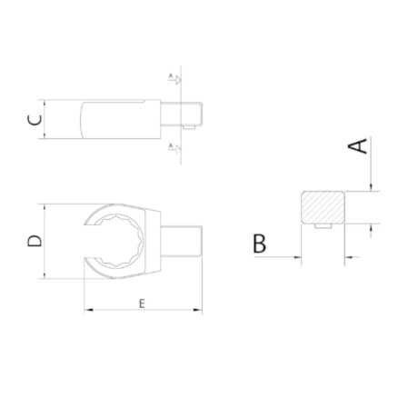 Cabeça Intercambiável para Chave Poligonal Aberta Encaixe 10mm - 9x12 44517010 TRAMONTINA PRO-9ae68214-451d-47e2-b581-e47483732c2a