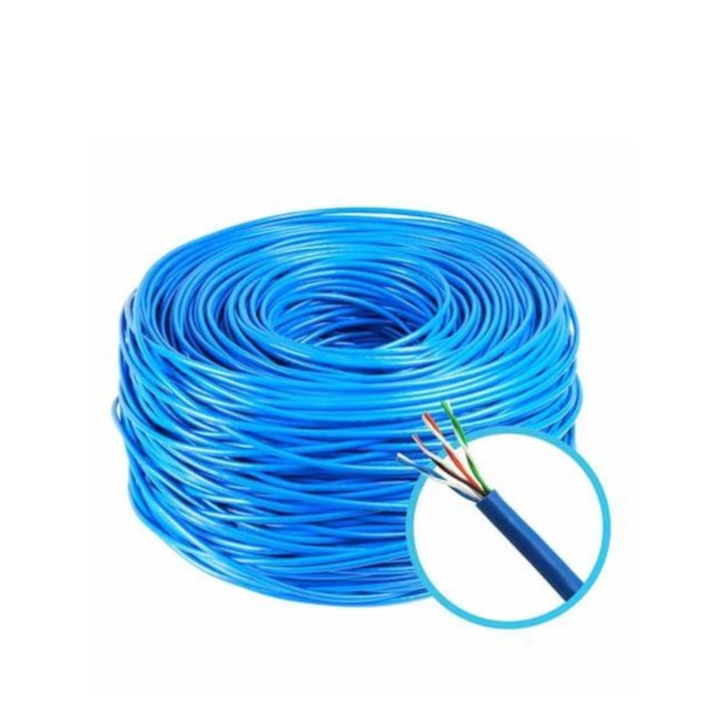 Cabo Alarme/CFTV Azul 4x0,5mm Tarjado TOP CABOS MEGATRON - VENDIDO POR METRO-795815d0-28ce-445b-85ac-2c45bd489a4a