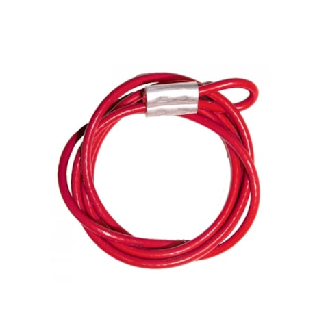Cabo de Aço 2,4mts Diâmetro 4,8mm para Bloqueio CA2,4 TAGOUT