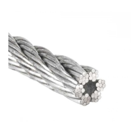 Cabo de Aço Galvanizado Alma de Fibra 3.97 mm - 5/32