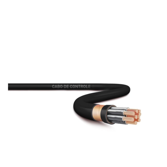 Cabo de Controle 12x1,5mm 1KV Preto Por Metro CONTROLE SIL-ea2b0f53-f6df-42b9-9be6-88b142251a69