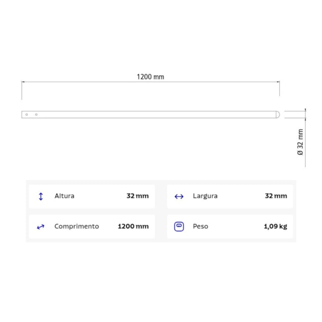 Cabo de Madeira para Cavadeira Articulada 120cm 78754003 TRAMONTINA-f04ed3d4-3b09-49be-b382-a7fb34e819ef
