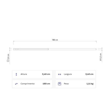Cabo de Madeira para Cavadeira Articulada 180cm 78754007 TRAMONTINA