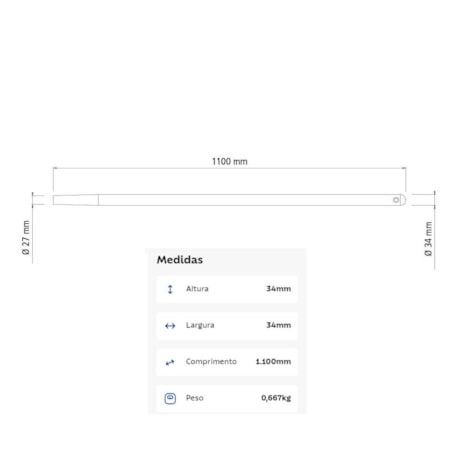 Cabo de Madeira para Foice 110cm 78754008 TRAMONTINA-c8832f4e-ec4e-4ed6-935e-62e42fdd39fd