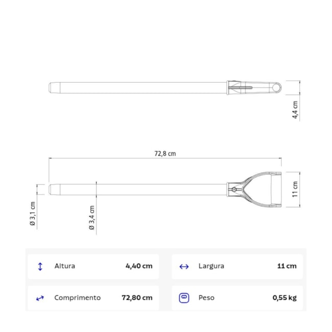 Cabo de Madeira Reto para Pá 71cm 78753017 TRAMONTINA-2d6b1087-a25b-4af9-8356-a512446647c1