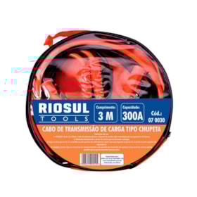 Cabo de Transferência de Carga de Bateria 300A tipo Chupeta R070030 RIOSUL
