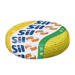 Cabo Flex 1.0mm 750V Rolo 100 metros Amarelo FLEXSIL SIL