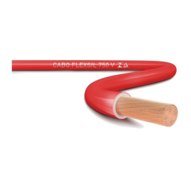 Cabo Flexível 10mm² 750V BWF Rolo de 25 metros 750V FLEXSIL SIL-a51fc01a-2f32-4c3d-9ce9-3301ea82733a