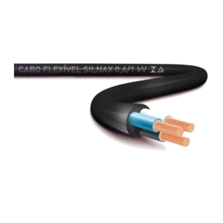 Cabo Flexível Preto HEPR 90º 3x10.0mm 1kV SILNAX SIL - VENDIDO POR METRO-b11f2357-93f3-475f-b743-c1998e594e55