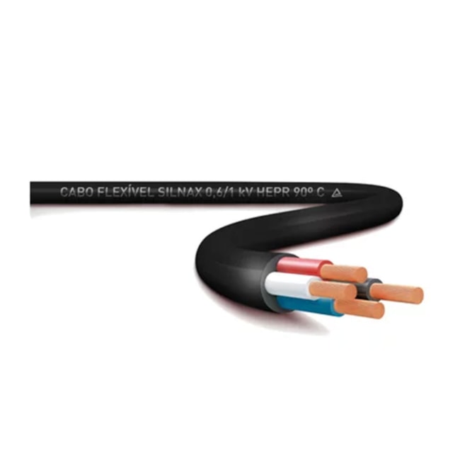 Cabo Flexível Preto HEPR 90º 4x25.0mm 1kV SILNAX SIL - VENDIDO POR METRO-d9d9f2ed-6368-4790-9708-86a5deb6bde0