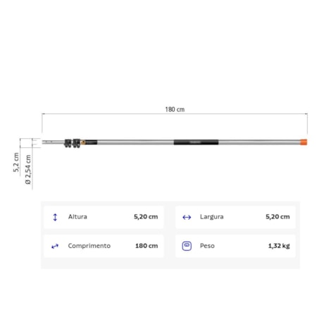Cabo Metálico Extensível 5 metros 78775005 TRAMONTINA-ccdf2fb4-b9a6-42bc-bc5c-ae2426ea3eca