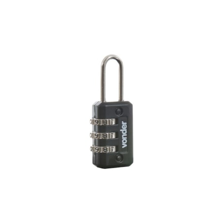 Cadeado com Segredo Zamac Preto 20mm 3252220000 VONDER-380f90f0-c14a-4919-ab3f-8d326f89e32e