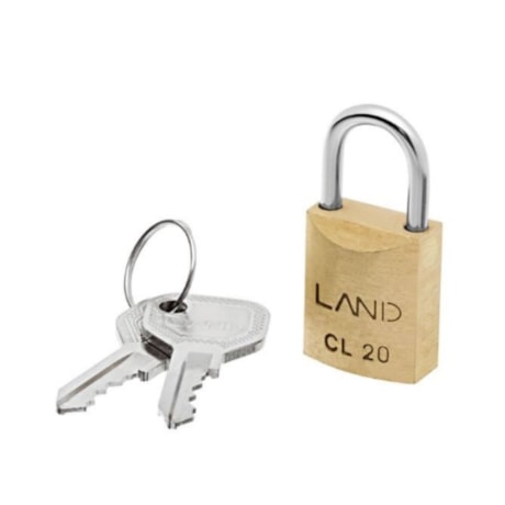 Cadeado De Latão 20mm 2421 LAND-5c4f055f-e0d3-4161-89ba-3ba69a39e828