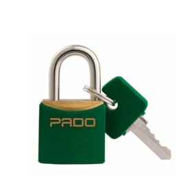 Cadeado de Latão 25mm com Chave Amarelo SM LT-25 PADO