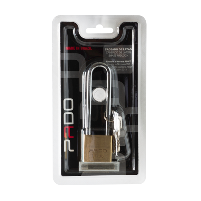 Cadeado de Latão 30/75mm Haste Longa SM-LT30/75 PADO-3f4311b2-4886-4c91-8fb6-fb2124f32ae4