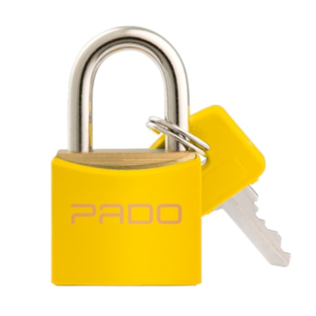 Cadeado de Latão 35mm com Chave SM LT-35 COLOR PADO