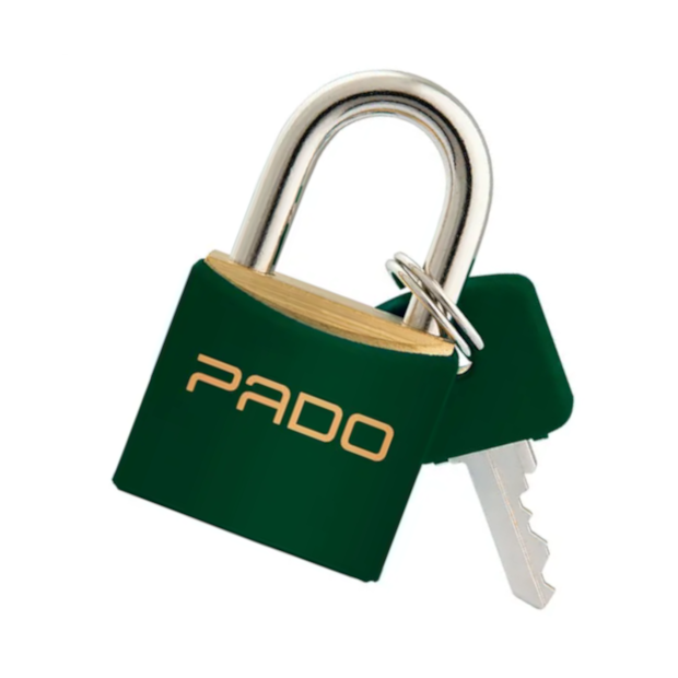 Cadeado em Latão 20mm Verde SM LT-20 COLOR PADO-a5c469e4-392b-4ce8-b6de-2eca62082d22