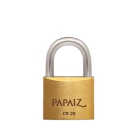 Cadeado Latão 20mm Segredo CR20 KA1 PAPAIZ