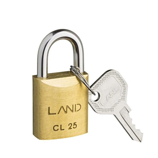 Cadeado Latão 25mm 2422 LAND-16d6667a-fa78-4e2d-adca-438885ba4a55