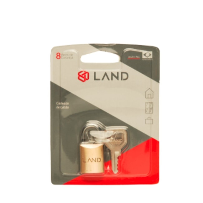 Cadeado Latão 25mm 2422 LAND-df79d479-85b2-4e0e-a6d8-ccba37a33b15