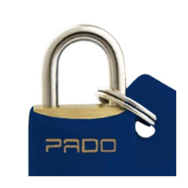 Cadeado Latão 25mm Azul com Chave SM LT-25 PADO-b6b8c018-e781-4422-be60-86bdcc6054a1