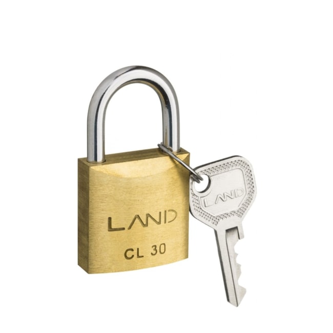 Cadeado Latão 30mm 2423 LAND-4af079bf-4d64-45d1-80d0-602516cdae17