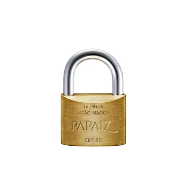 Cadeado Latão 50mm Treta Segredos iguais CRT50 KA1 PAPAIZ-c219c075-031f-4e96-8e40-00732d8f846a