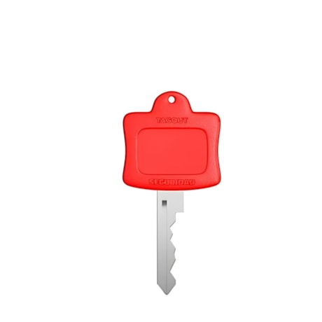 Cadeado Plástico Vermelho 38,0mm Haste de Aço Inox com 1 Chave CAVM140CD TAGOUT-686a2f6c-04d1-46db-8452-1c66ad4cc620